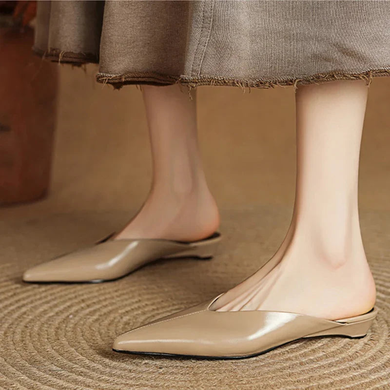 Mules de cuero Eneva