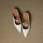 Alour Genuine Leather Mules