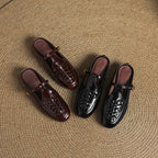 Elya Genuine Leather Mules