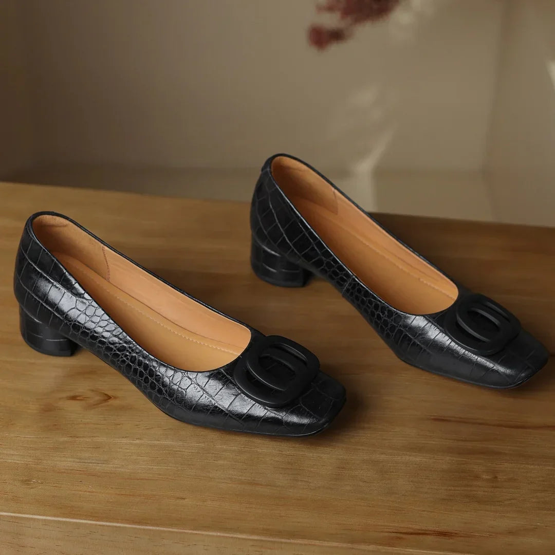 OPIUM  | FLATS PIEL DE COCODRILO