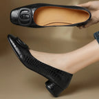 OPIUM  | FLATS PIEL DE COCODRILO
