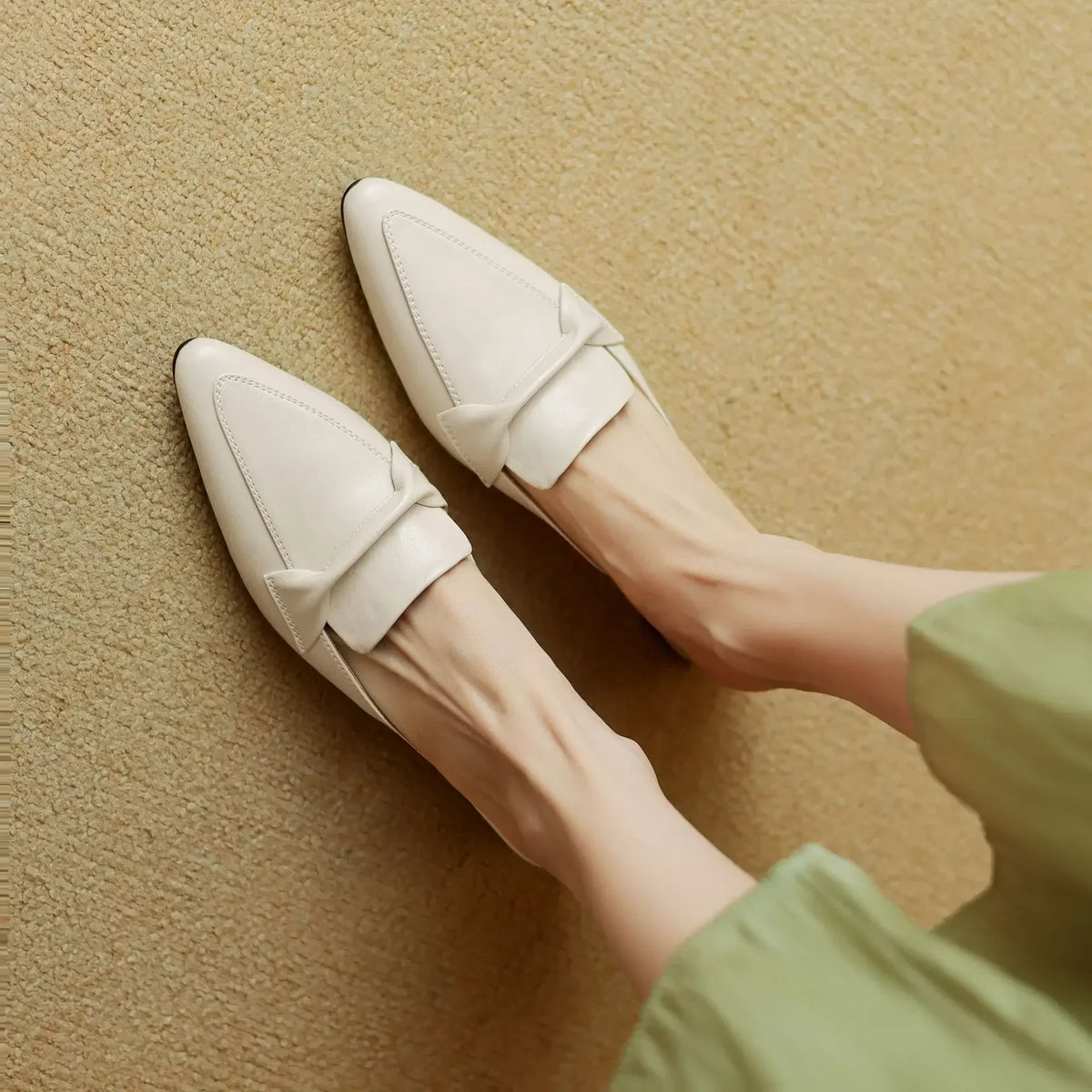Alaya | Mules de Piel Genuina