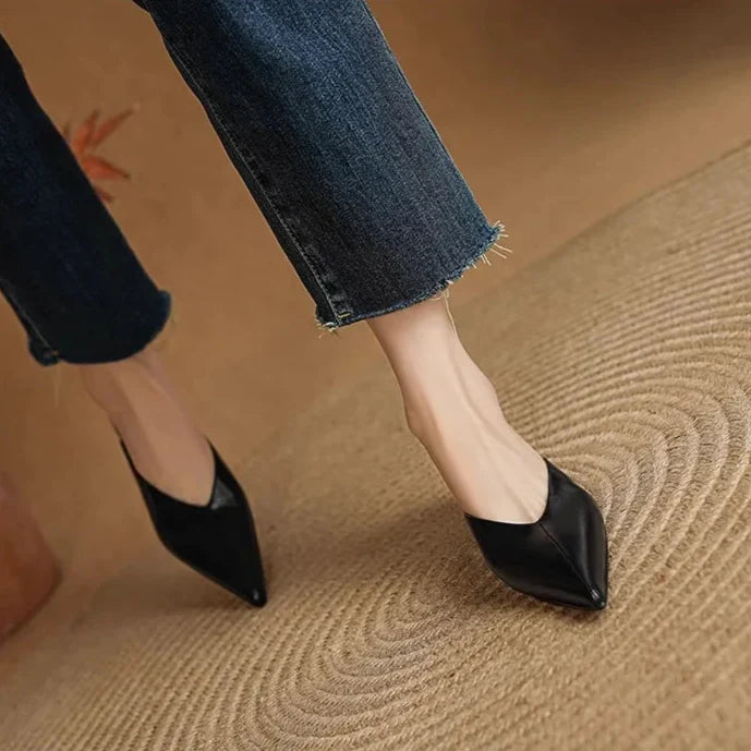 Mules de cuero Eneva