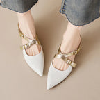 Zelle Genuine Leather Mules
