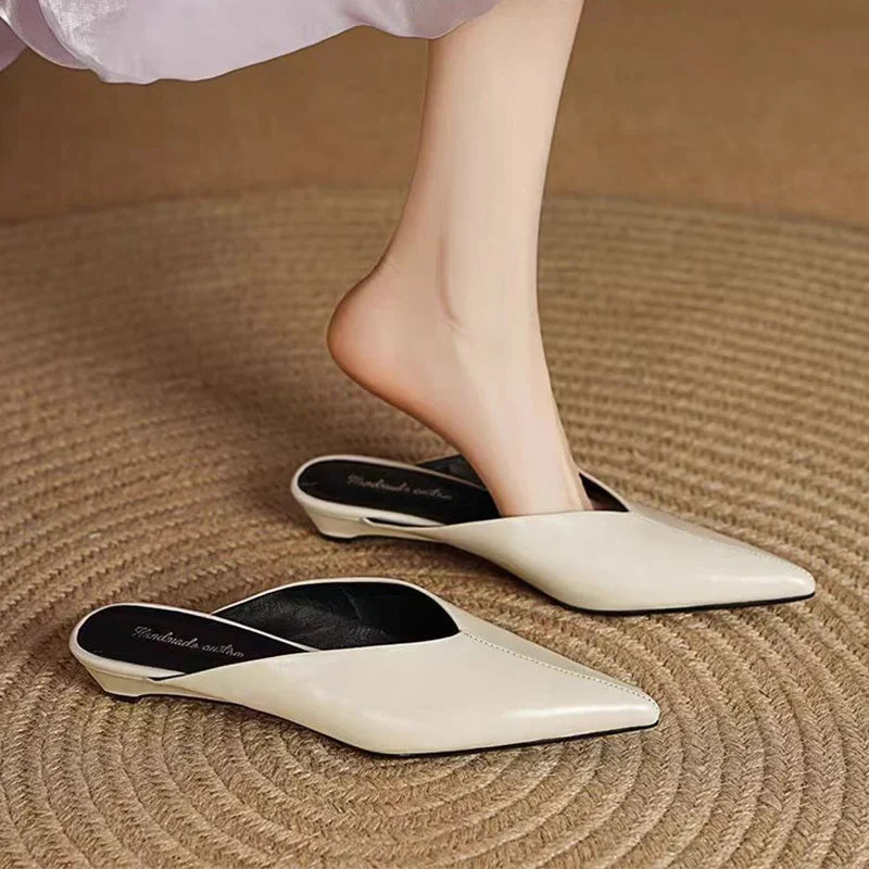 Mules de cuero Eneva