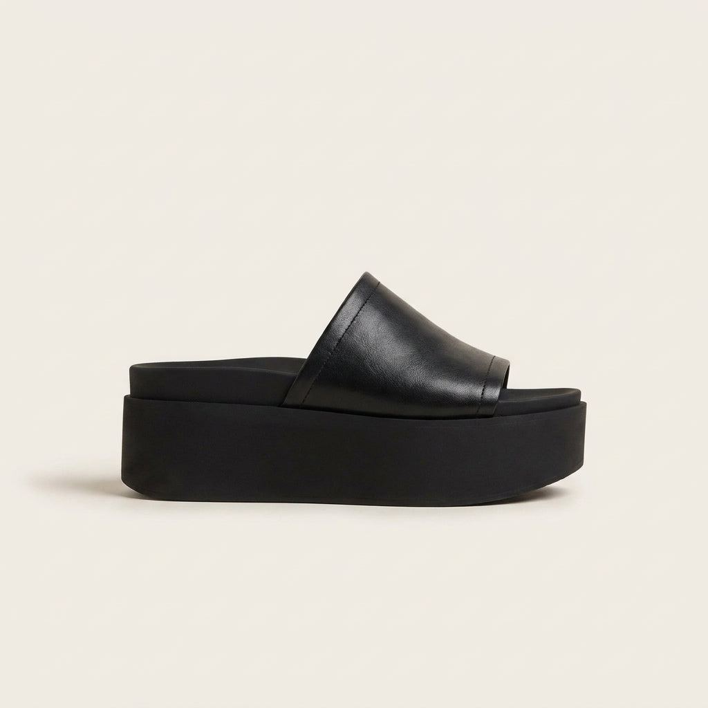 ARWINN | SANDALIAS PLATAFORMA DE CUERO
