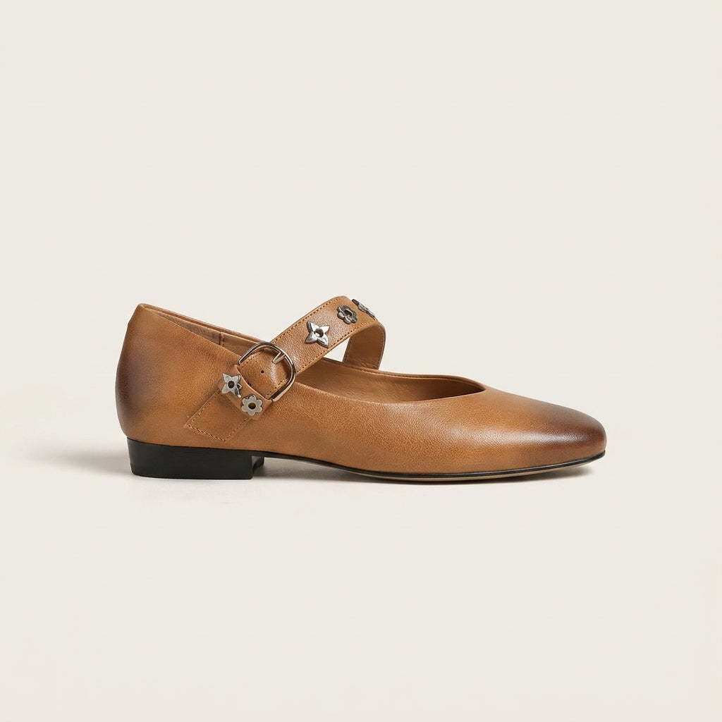 Elda | Flats de Piel Genuina
