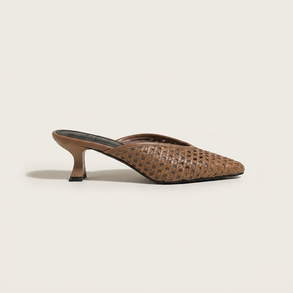 Olivia | Mules de Piel Genuina