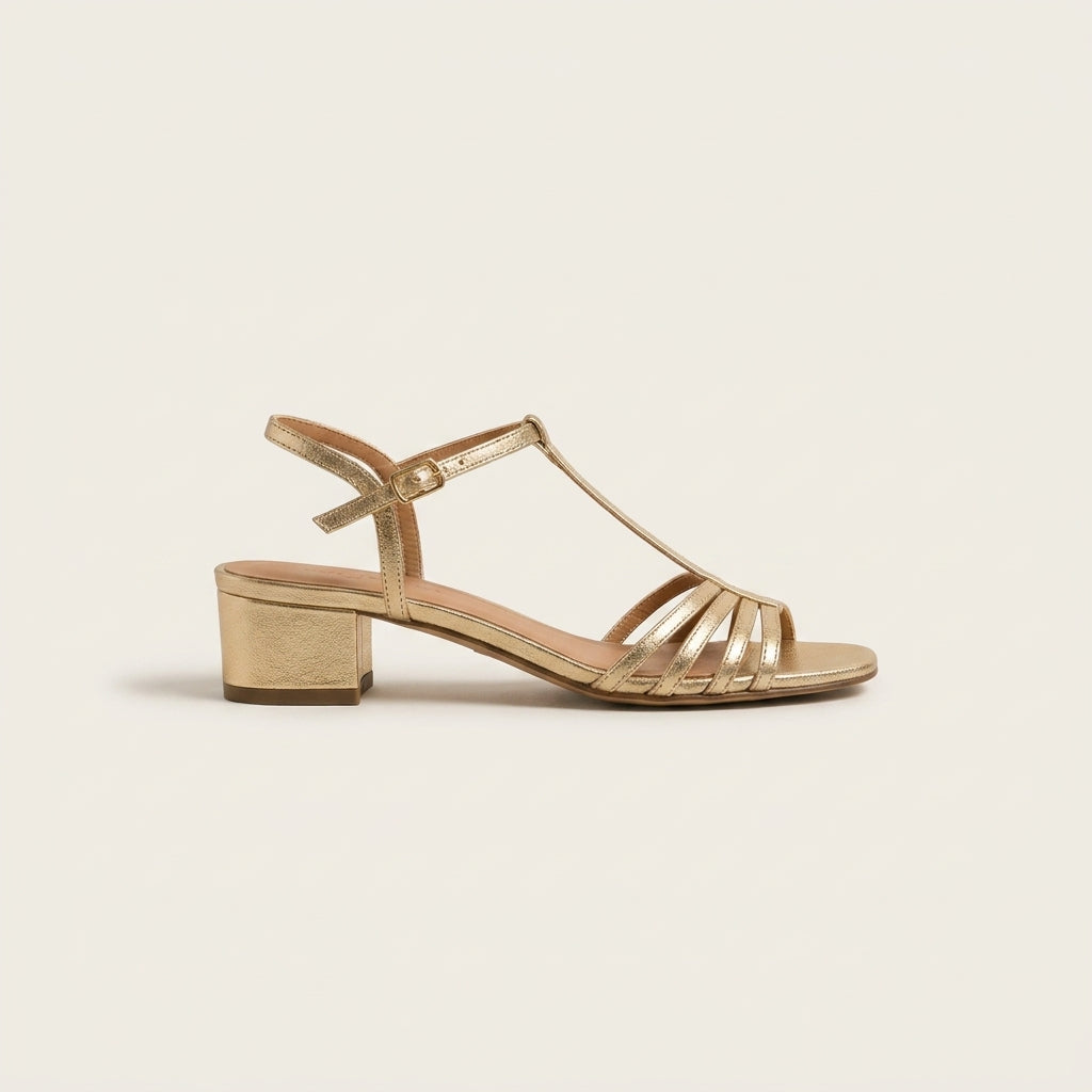 Alegra™ | Sandalias Doradas de Elegancia Diaria