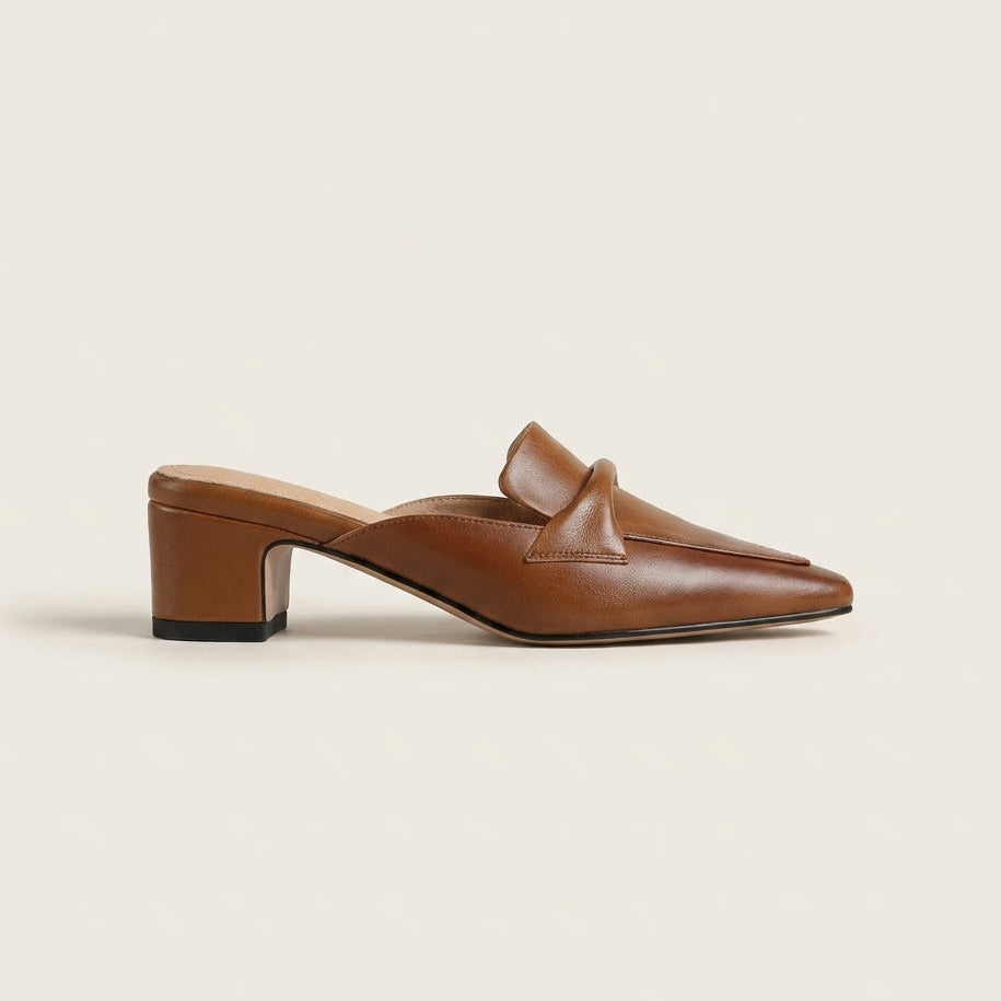 Erlen | Mules de Piel Genuina