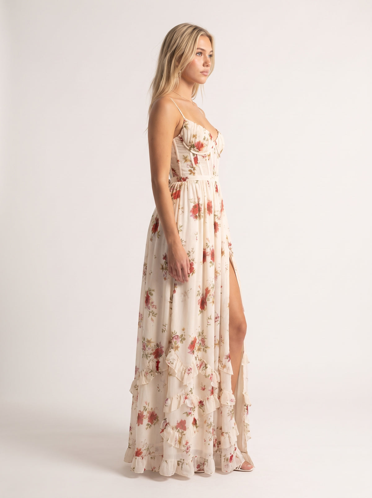 ROMINA™ | VESTIDO ROMÁNTICO CON ESTAMPADO FLORAL