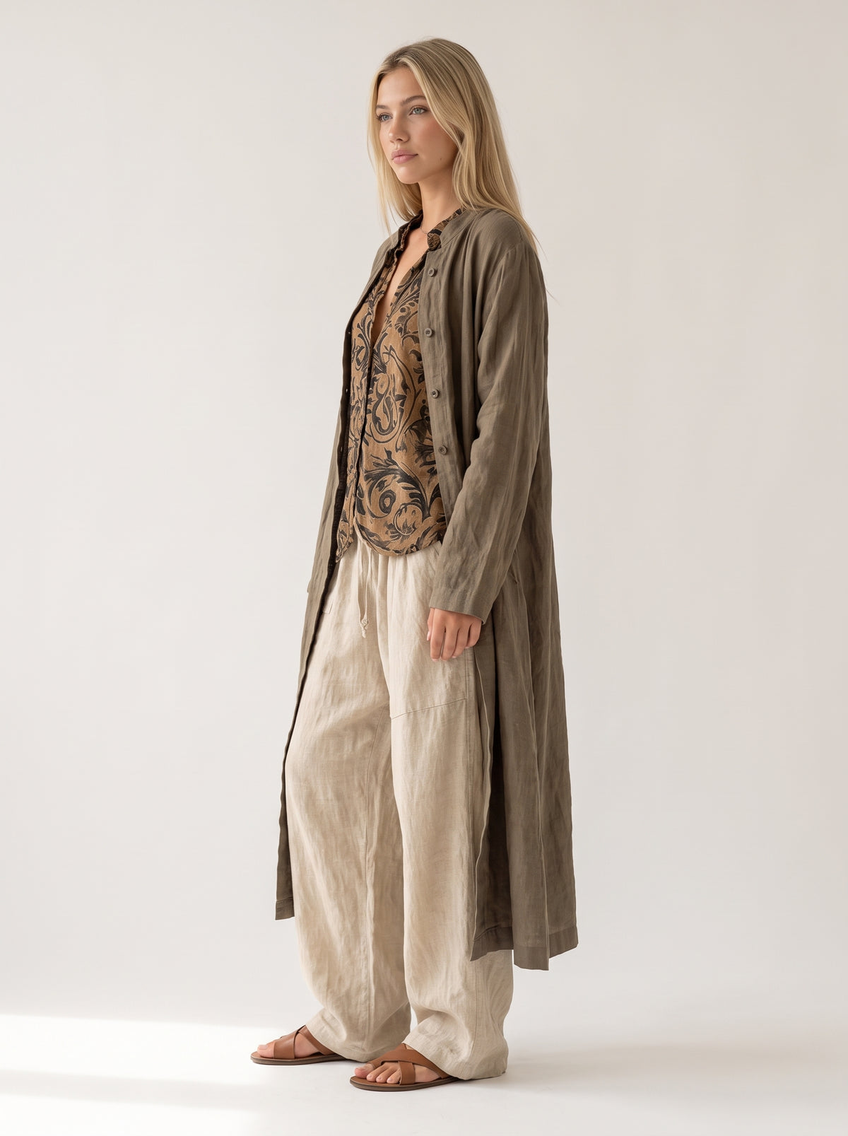 WANDERLIGHT | CONJUNTO DE LINO DE 3 PIEZAS