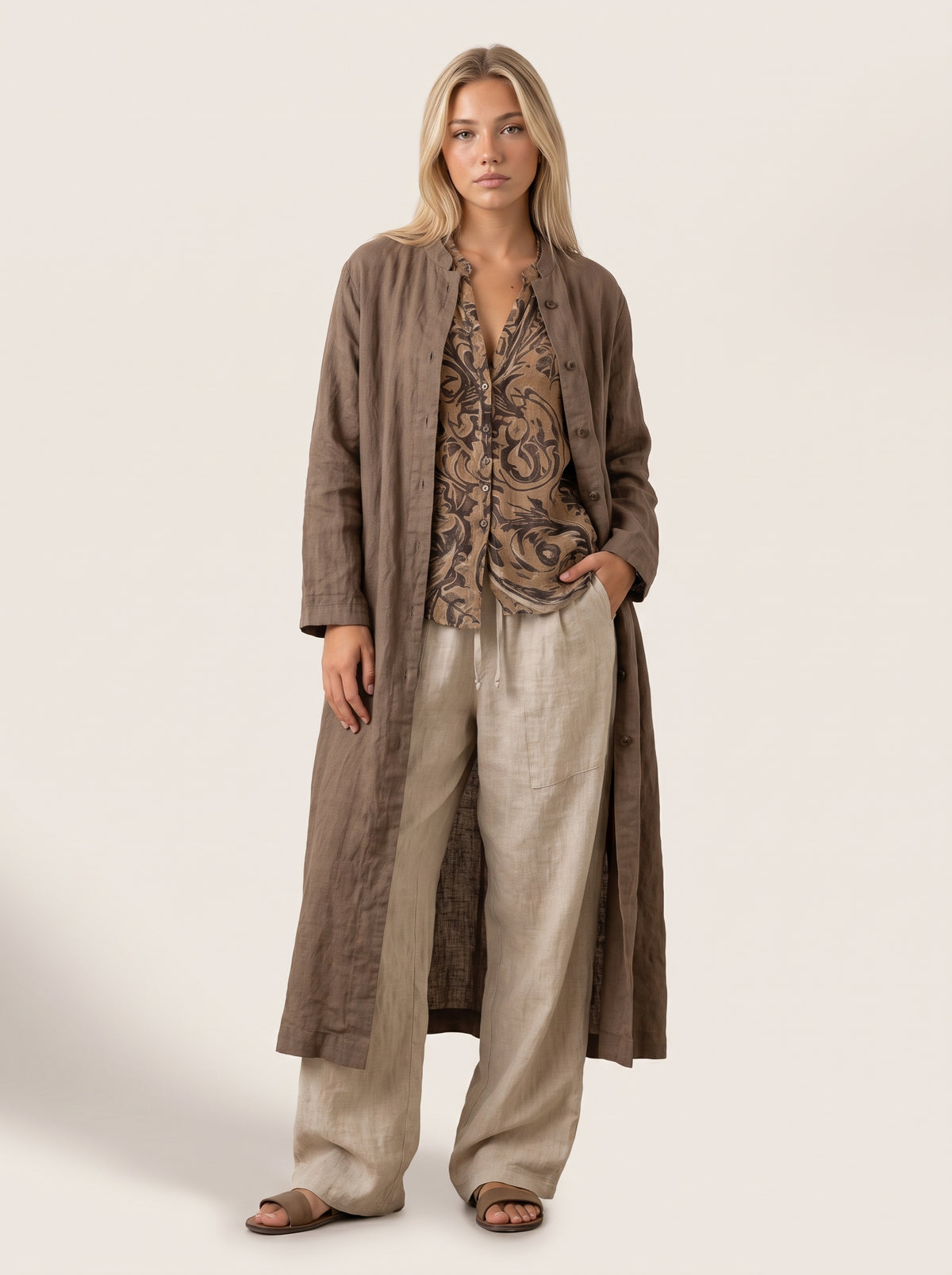 WANDERLIGHT | CONJUNTO DE LINO DE 3 PIEZAS