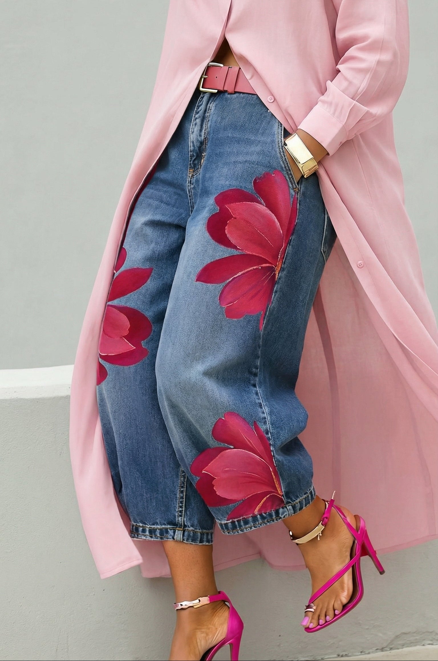 AURORA | VAQUERO ESTAMPADO ARTÍSTICO