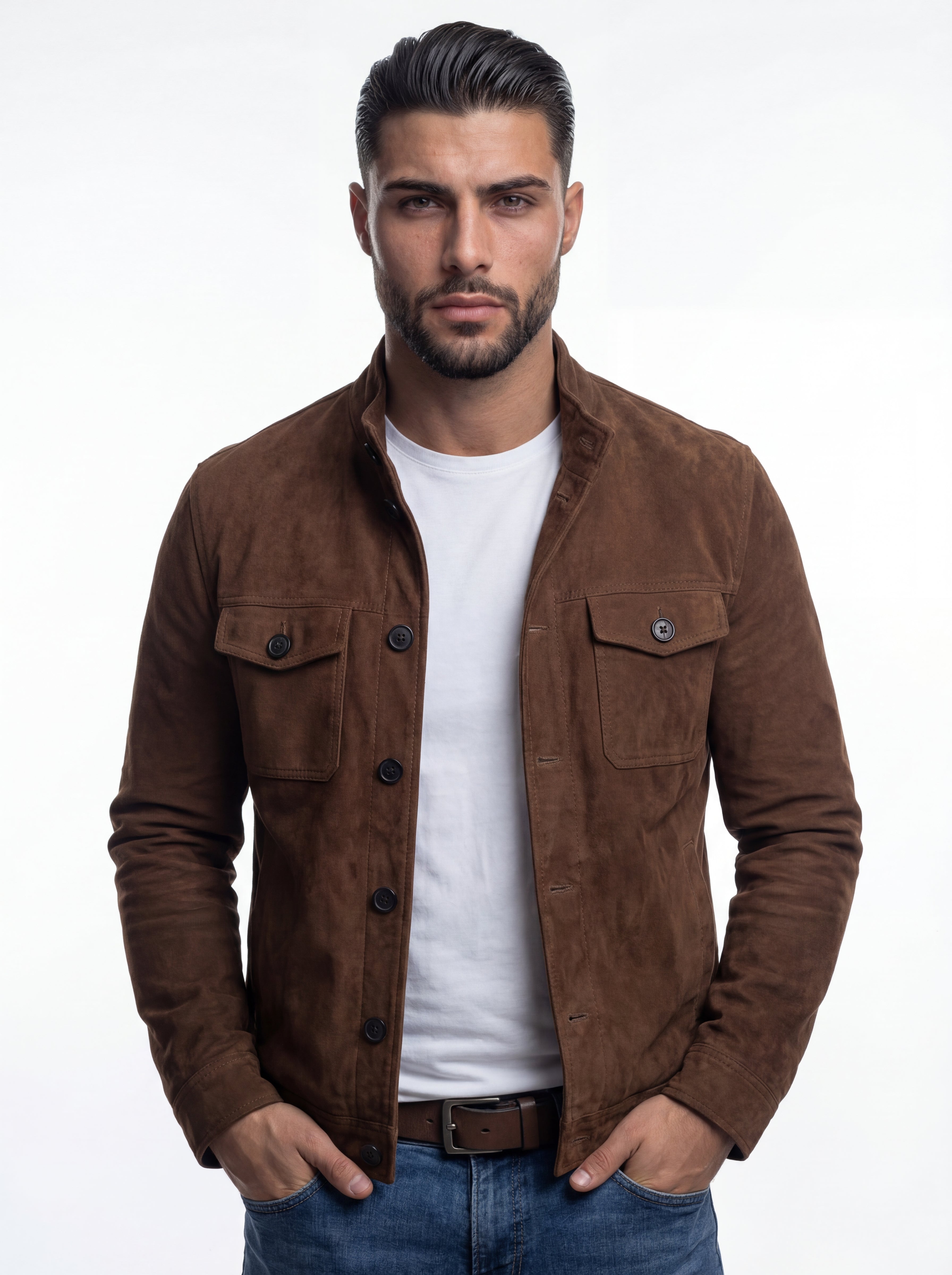 CASTI | CHAQUETA DE ANTE ENTRETIEMPO