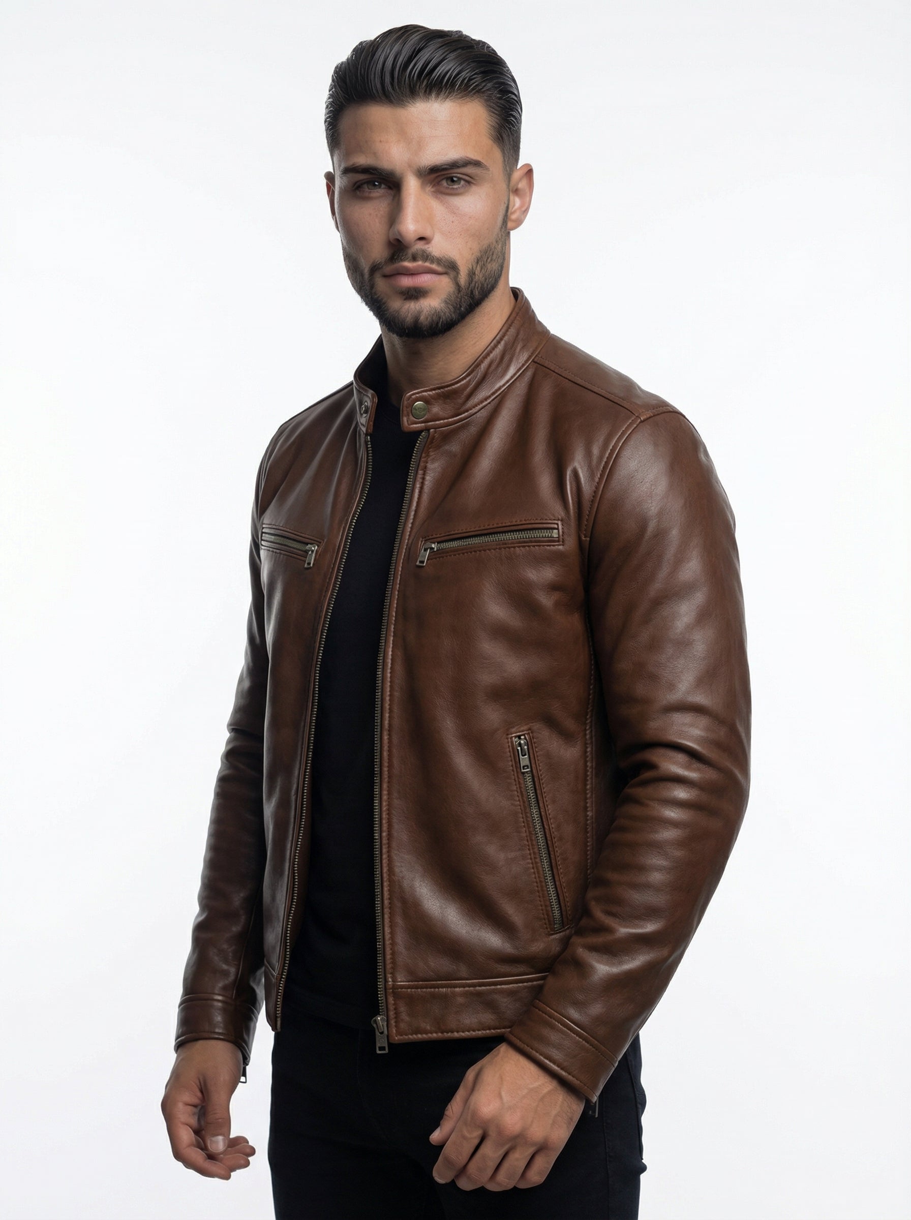 STEV | CHAQUETA DE CUERO VINTAGE