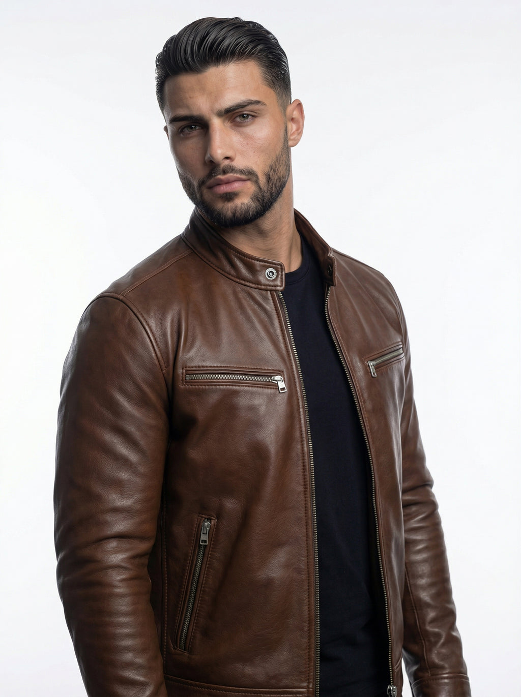 STEV | CHAQUETA DE CUERO VINTAGE