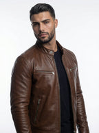 STEV | CHAQUETA DE CUERO VINTAGE