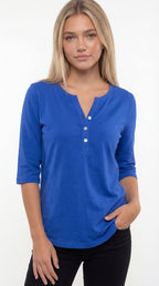 CAMISETA BÁSICA CUELLO HENLEY