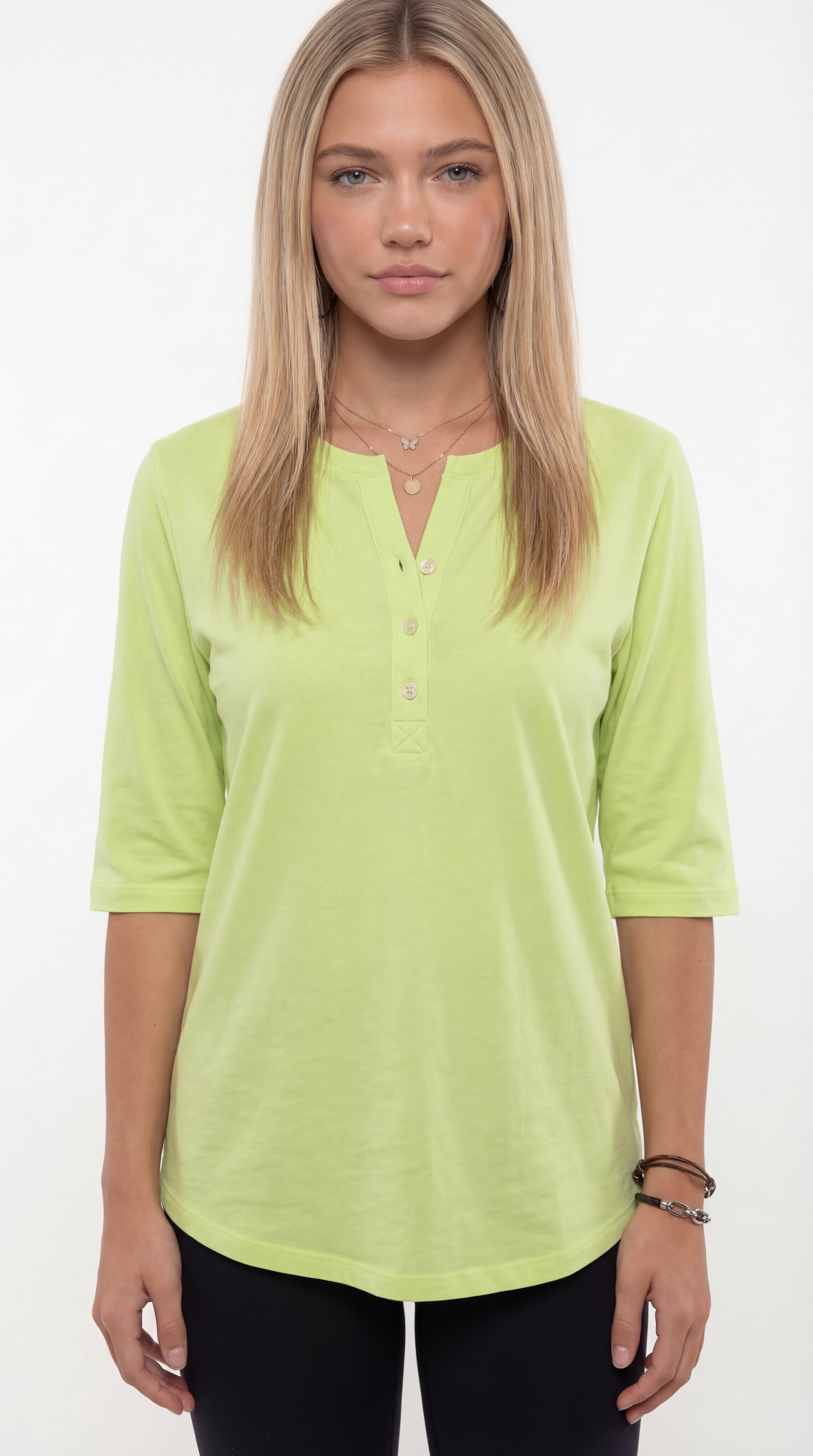 CAMISETA BÁSICA CUELLO HENLEY