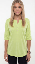 CAMISETA BÁSICA CUELLO HENLEY