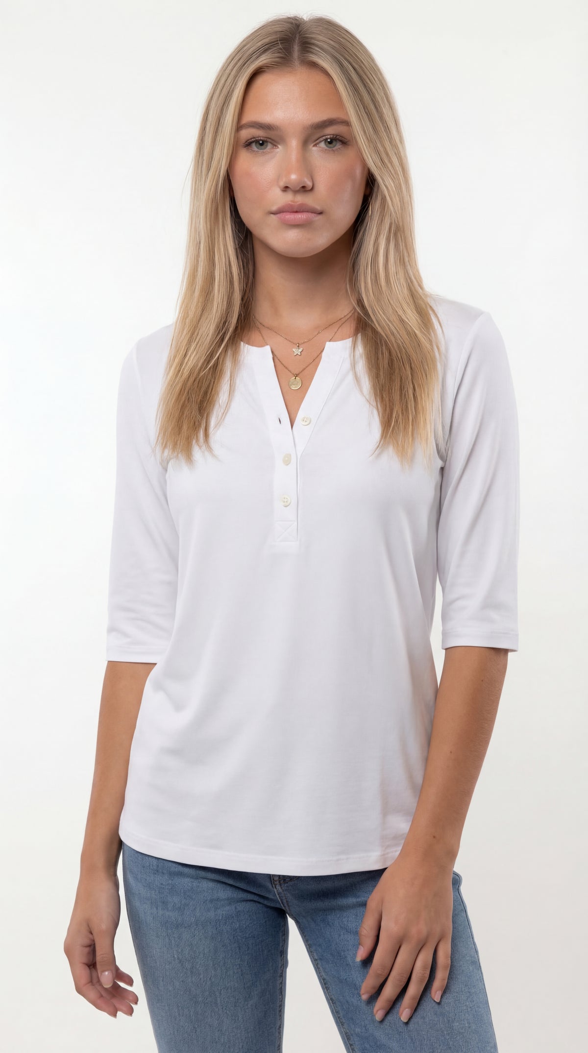 CAMISETA BÁSICA CUELLO HENLEY