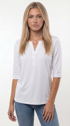 CAMISETA BÁSICA CUELLO HENLEY