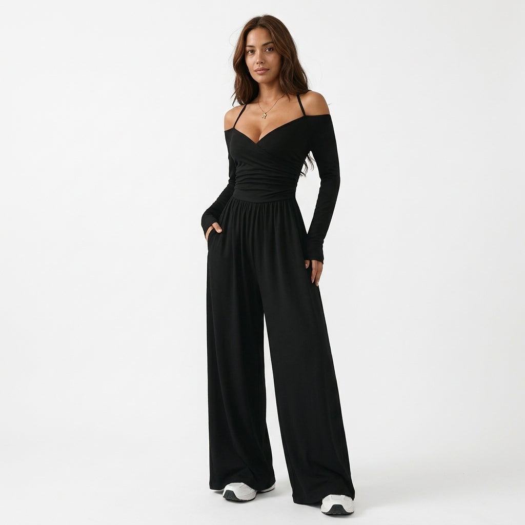 VANIDOSA | JUMPSUIT CRUZADO OFF SHOULDER