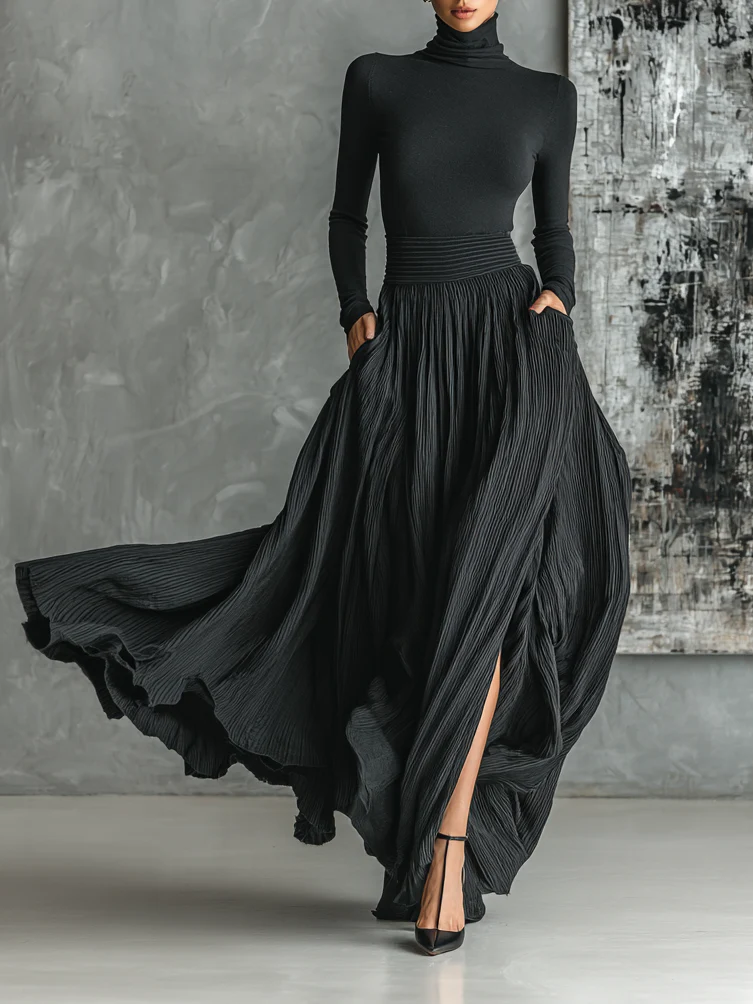 LUNA | TRAJE NEGRO REAL
