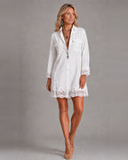 SAMMY | MINI VESTIDO CAMISERO DE ESTILO RESORT