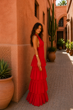 VESTIDO MANILA EN ROJO