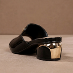 MAUVE | TACONES DIAPOSITIVA CON SUELA DE CHAROL