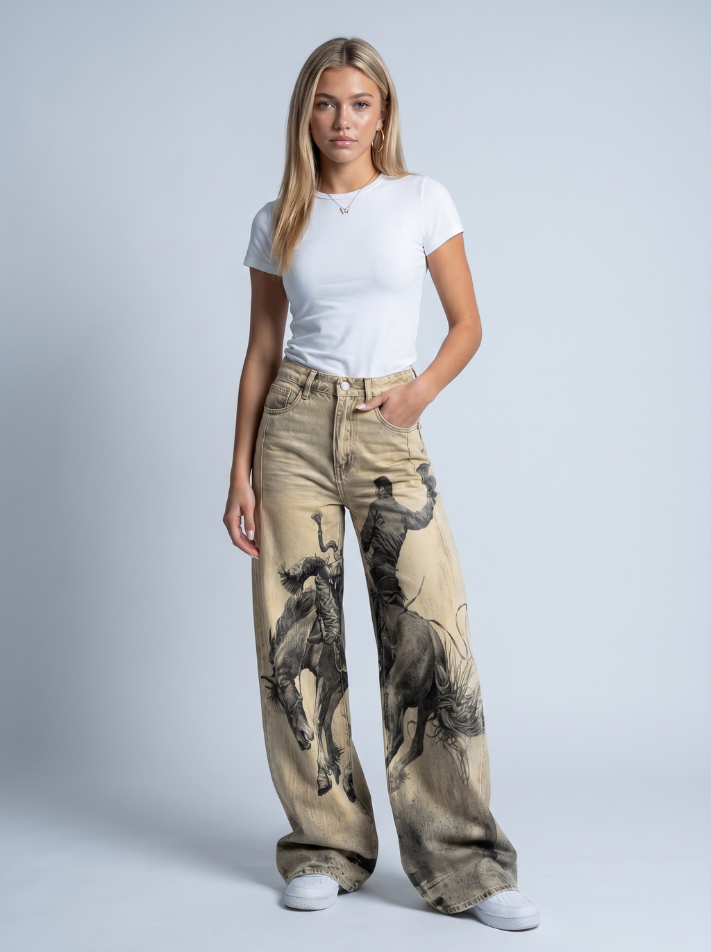DIPLOMATIC | VAQUEROS OVERSIZE DE CORTE ANCHO