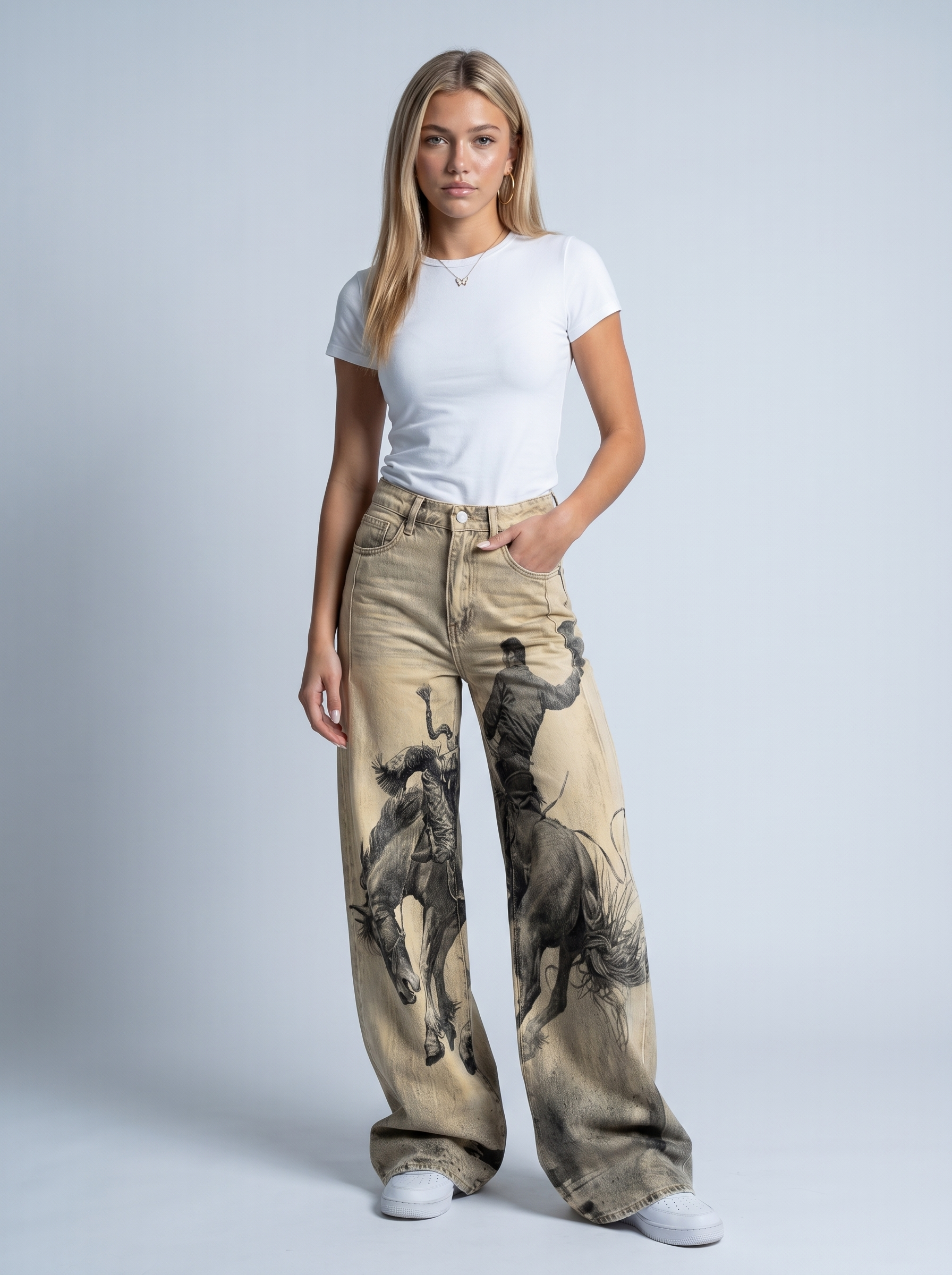 DIPLOMATIC | VAQUEROS OVERSIZE DE CORTE ANCHO