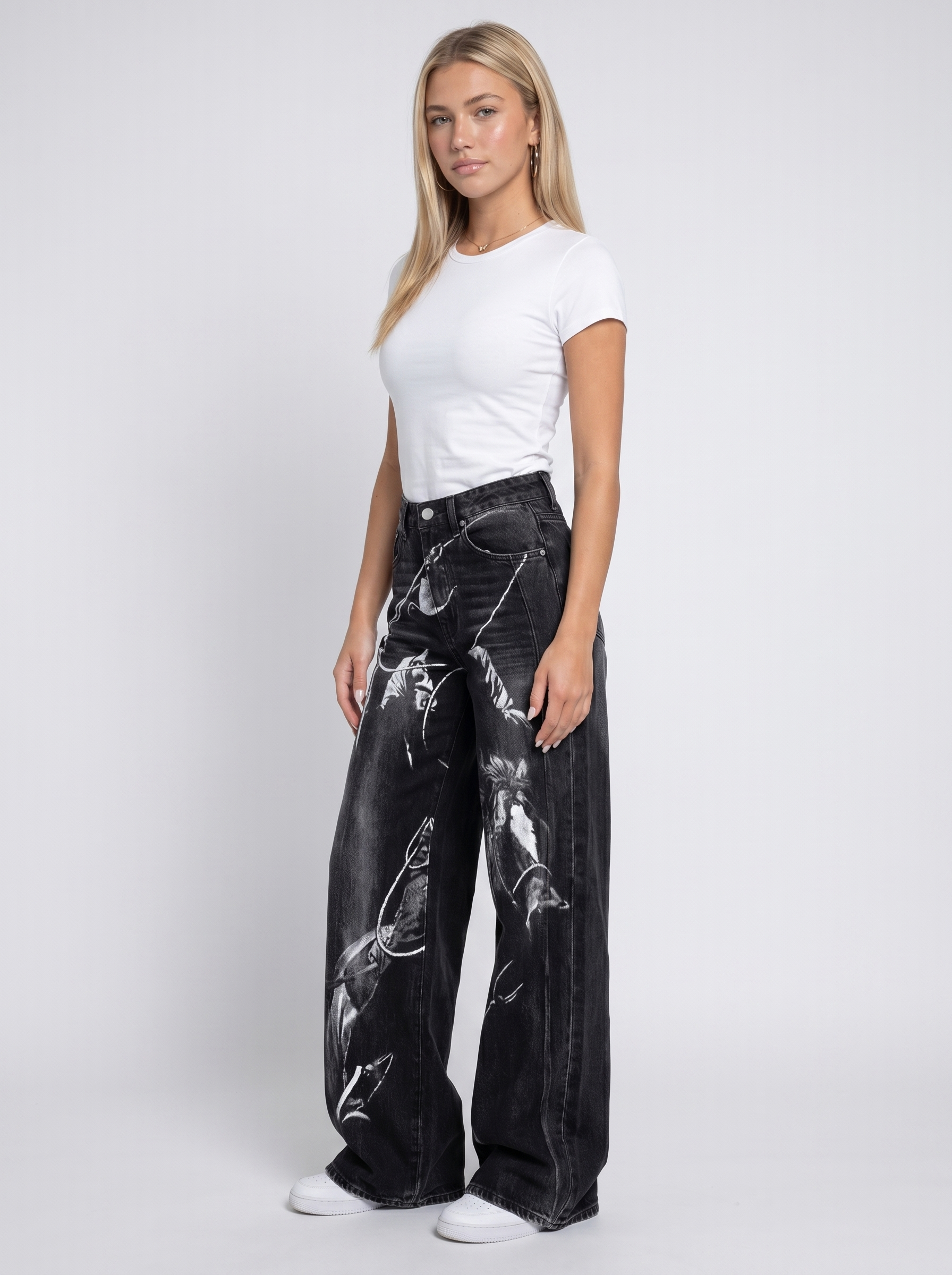BOBE | VAQUEROS OVERSIZE DE CORTE ANCHO