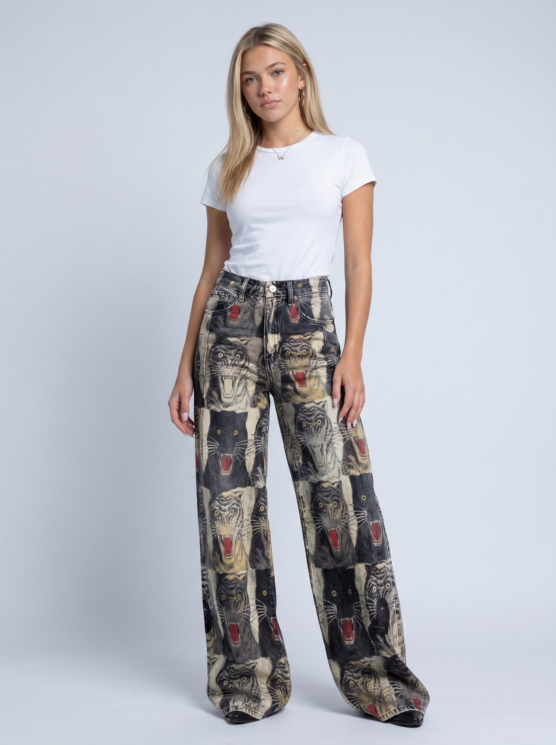 FELINE | VAQUEROS OVERSIZE DE CORTE ANCHO