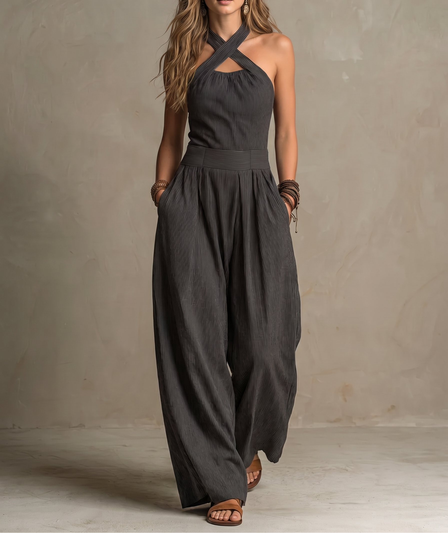 GIOVANNA | MONO CON ELEGANTE ESCOTE CUZADO