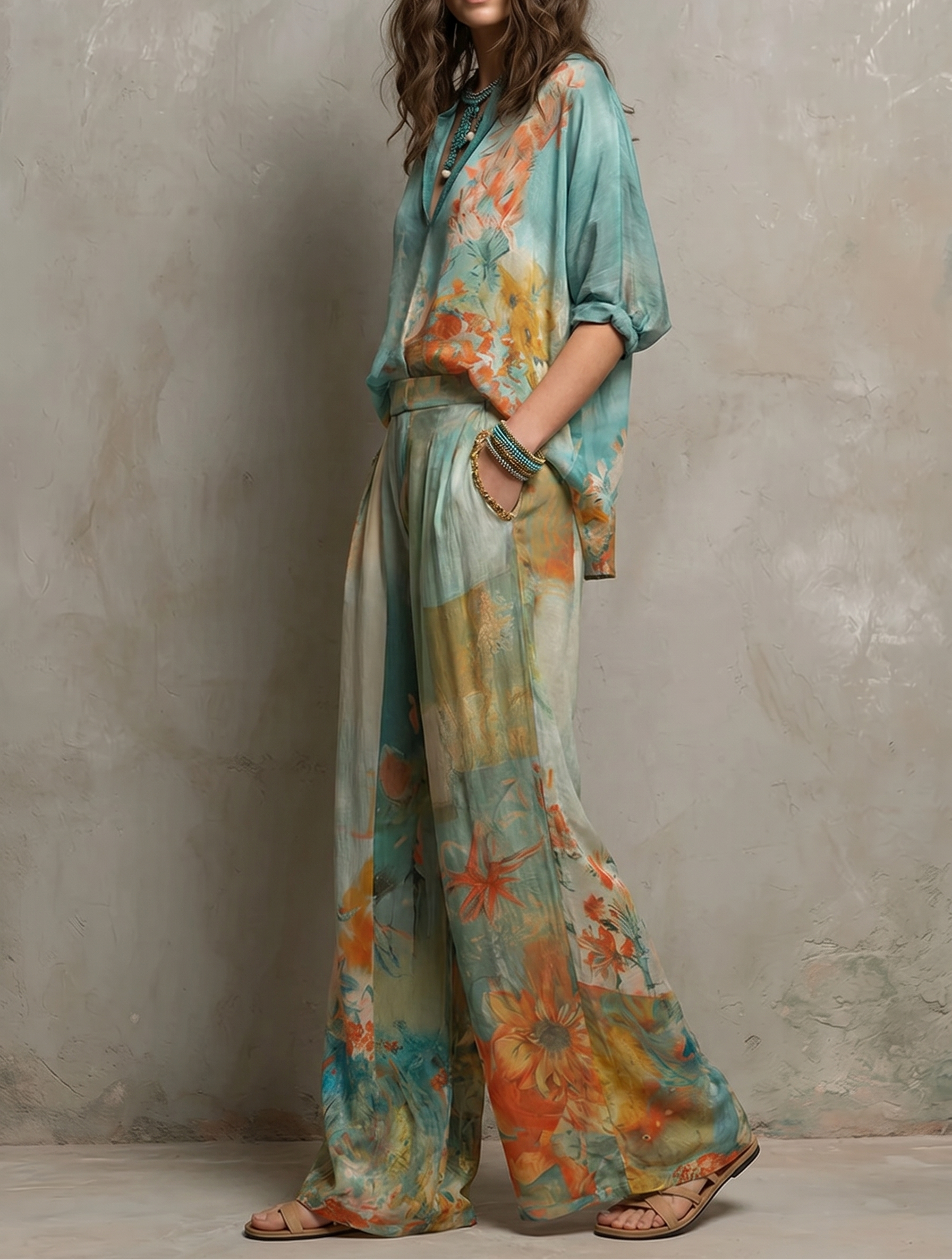 GINEVRA | CONJUNTO FLORAL VERANIEGO
