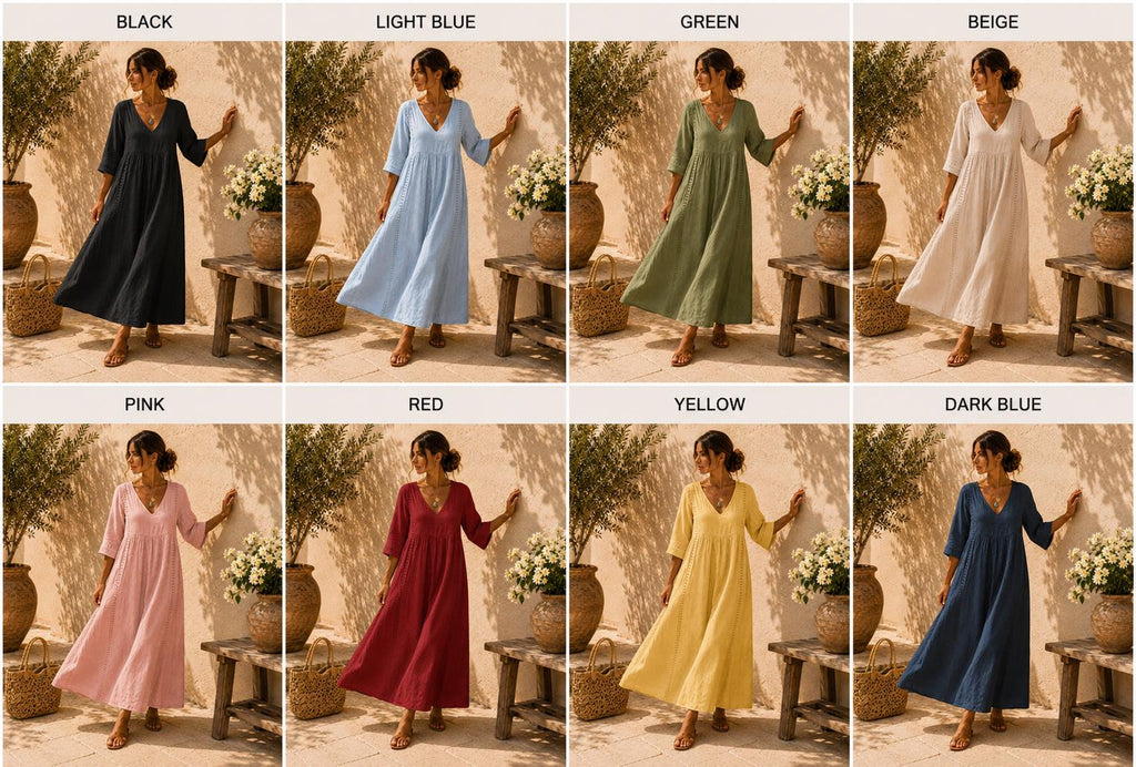 AURA | VESTIDO MEDITERRÁNEO