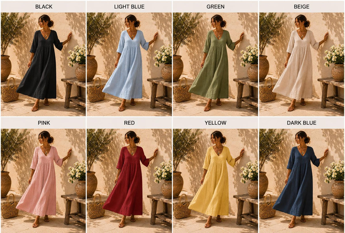 AURA | VESTIDO MEDITERRÁNEO