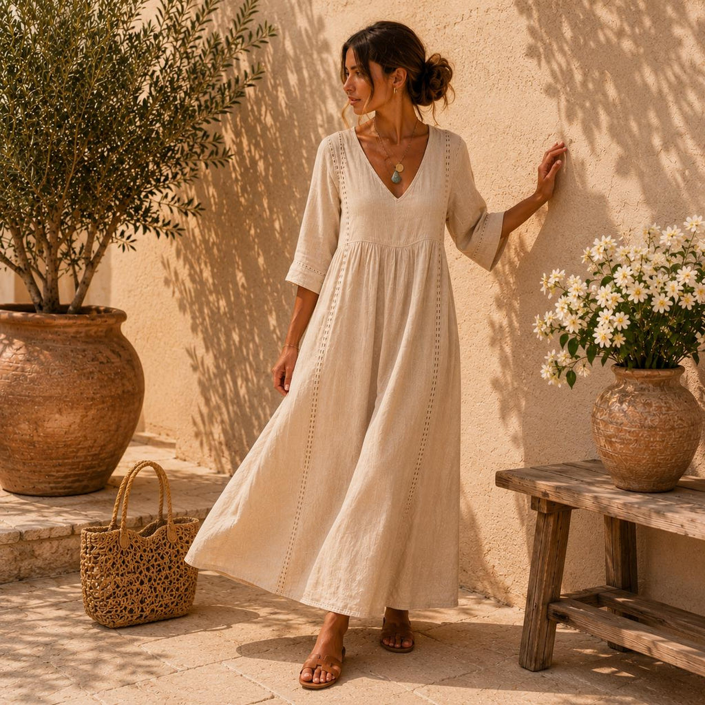 AURA | VESTIDO MEDITERRÁNEO