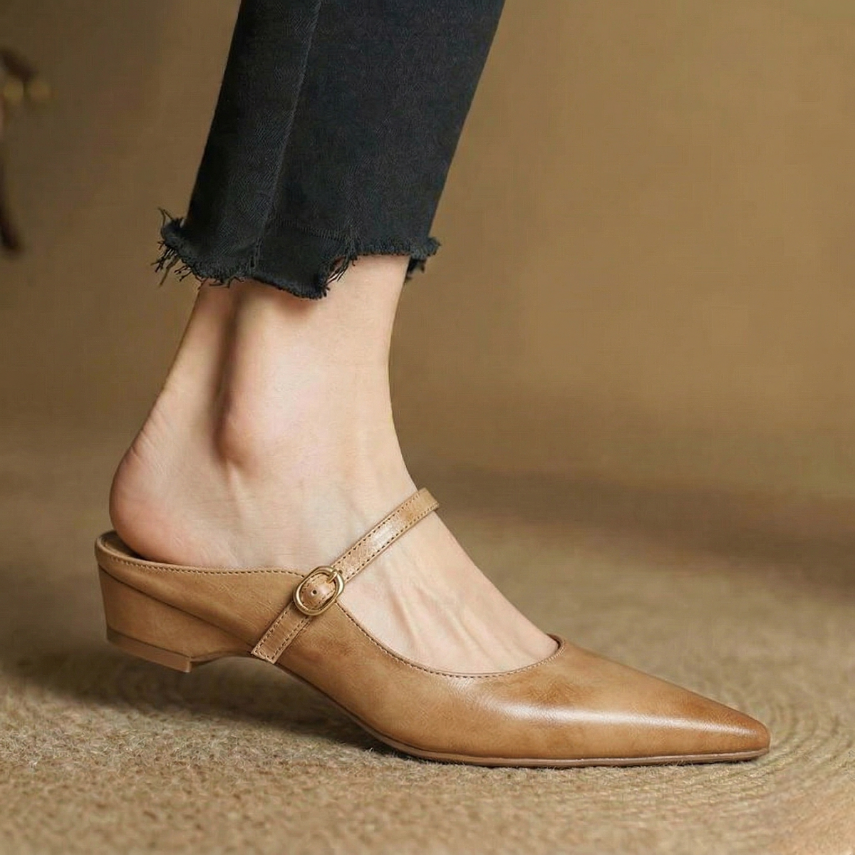 Neok | Mules de Piel Genuina