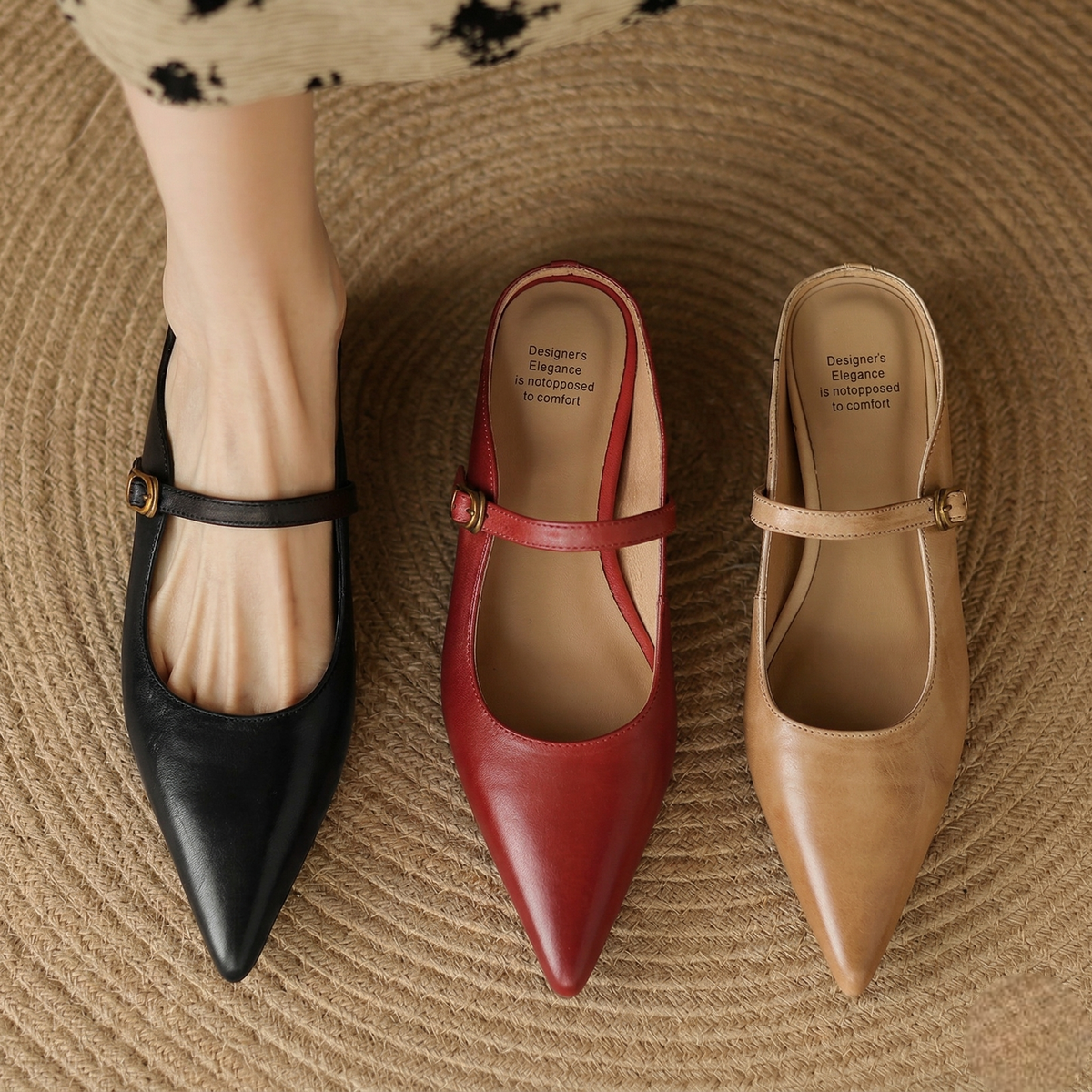 Neok | Mules de Piel Genuina