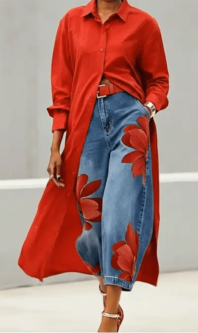 AURORA | CAMISA LARGA PRIMAVERA