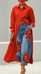 AURORA | VAQUERO ESTAMPADO ARTÍSTICO