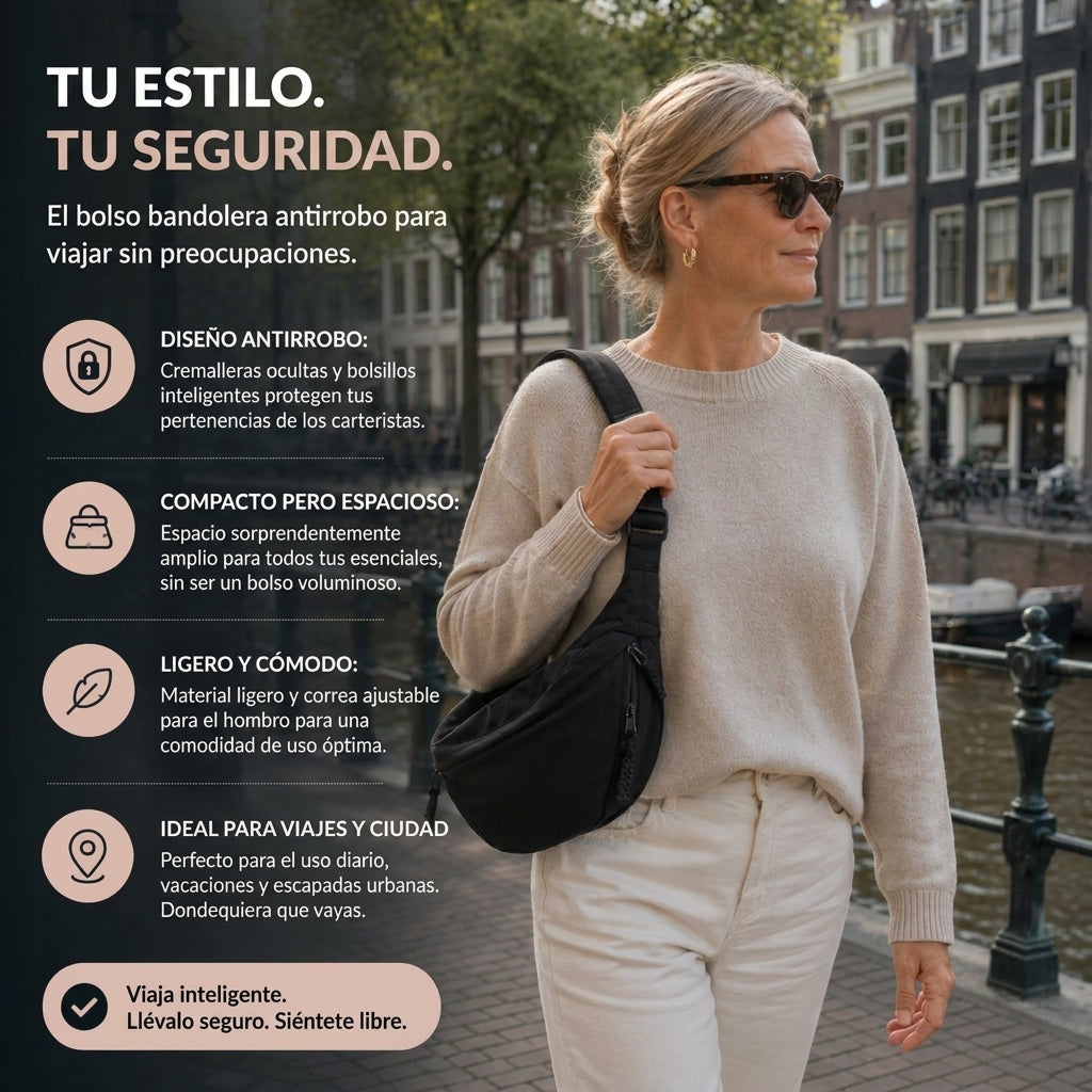 CLAUDIA | BOLSO BANDOLERA DE HOMBRO