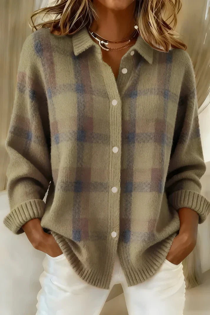 ZAFIRA™ | CAMISA ABOTONADA ESTILO CÁRDIGAN